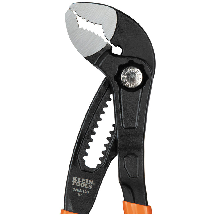 Klein Tools D50510B Quick-Adjust Klaw™ Pump Pliers, 10-Inch - Edmondson Supply