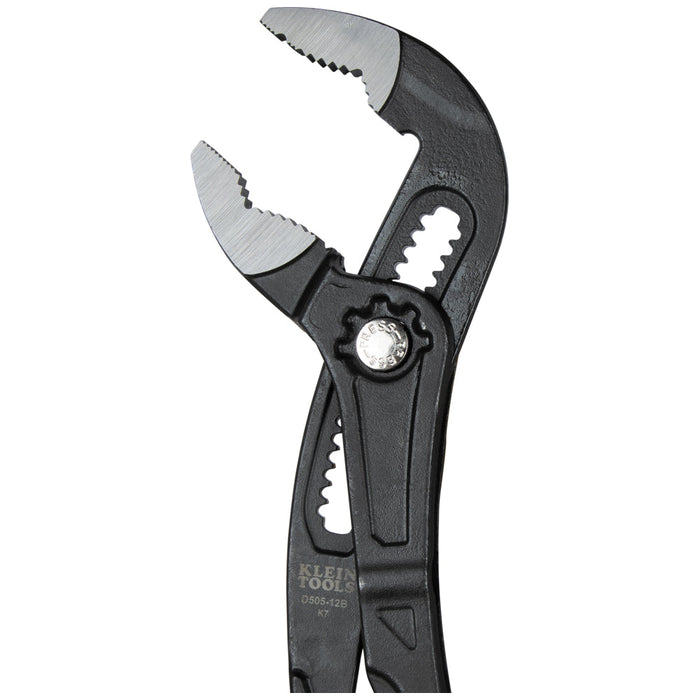 Klein Tools D50512B Quick-Adjust Klaw™ Pump Pliers, 12-inch - Edmondson Supply