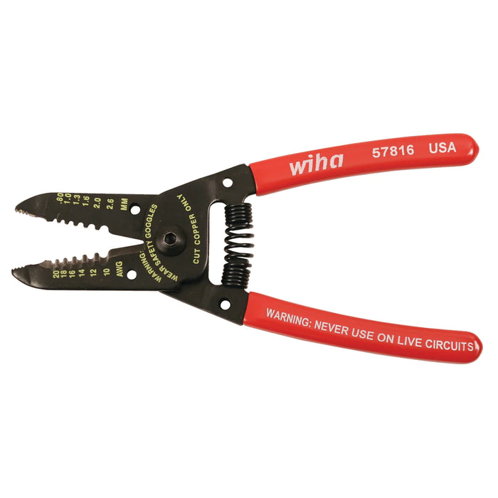 Wiha Tools 57816 Classic Grip Wire Strippers Cutters 6.0 - Edmondson Supply