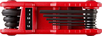Milwaukee 48-22-2182 8-Key Folding Hex Key Set - Metric - Edmondson Supply