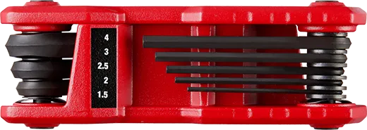 Milwaukee 48-22-2182 8-Key Folding Hex Key Set - Metric - Edmondson Supply