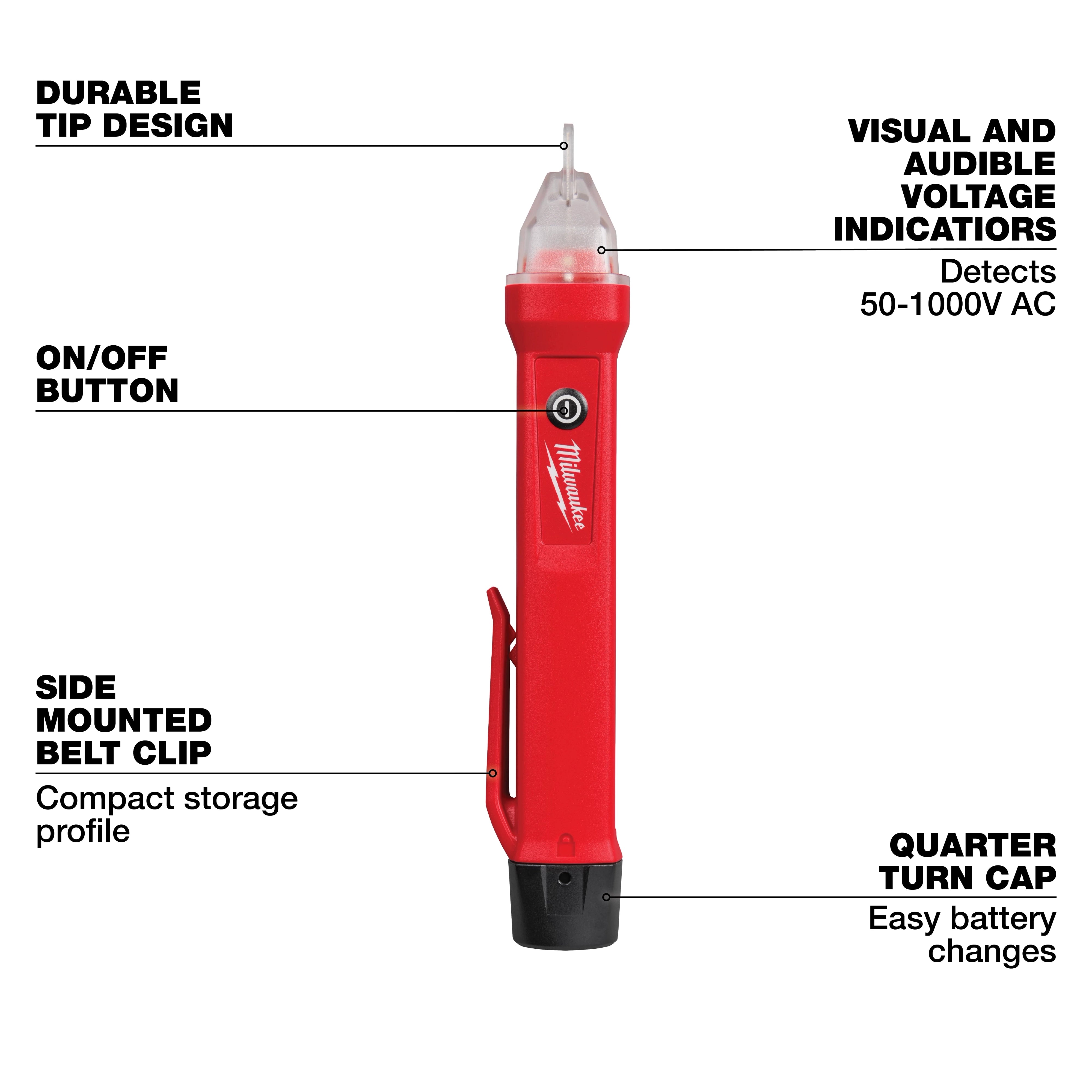 Milwaukee 3200-20 Voltage Detector - Edmondson Supply