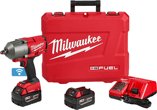 Milwaukee 2863-22 M18 FUEL™ w/ ONE-KEY™ High Torque Impact Wrench 1/2" Friction Ring Kit - Edmondson Supply