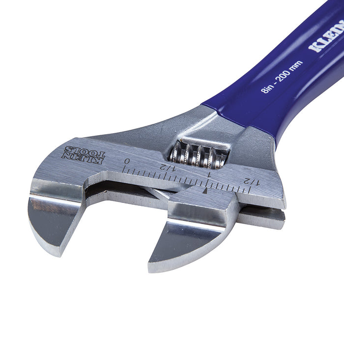 Klein Tools D86936 Slim-Jaw Adjustable Wrench, 8-Inch - Edmondson Supply