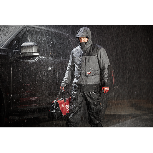 Milwaukee 203RN-212X M12™ Heated AXIS™ Layering System with HYDROBREAK™ Rain Shell (Size 2XL) - Edmondson Supply