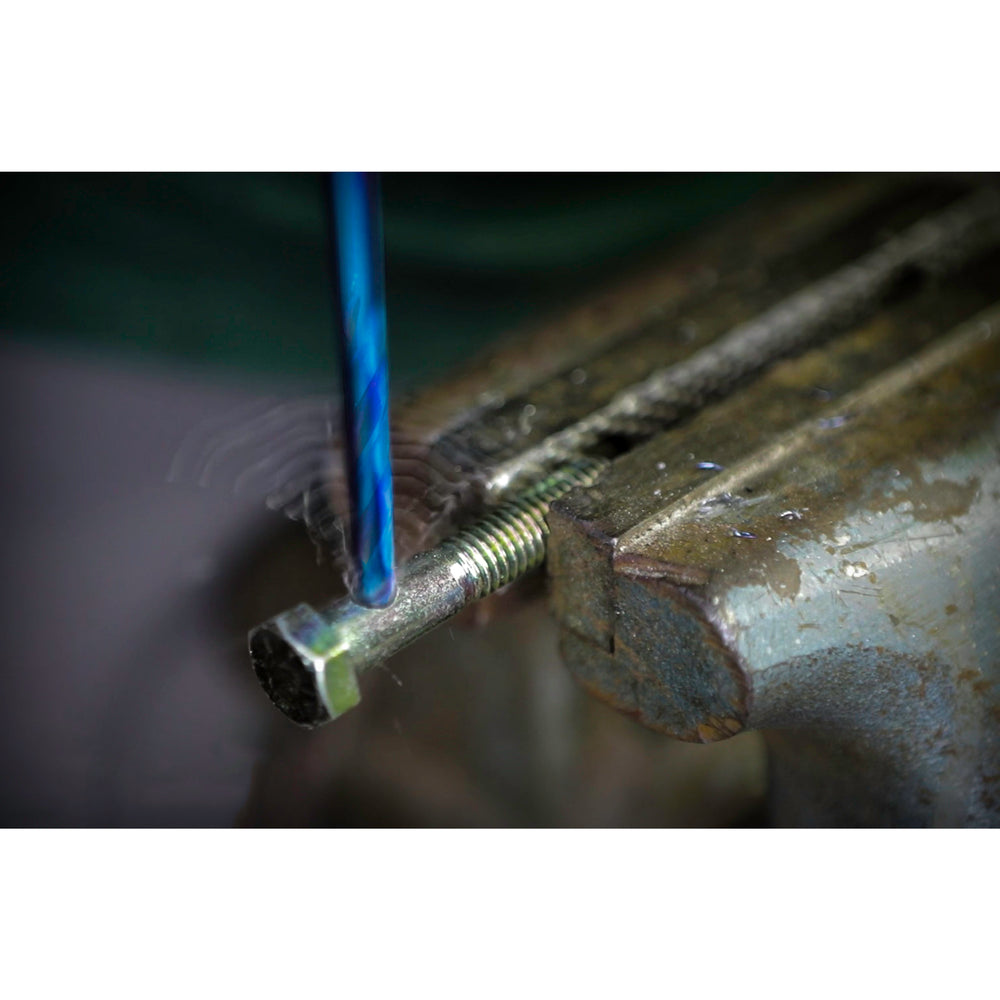 SPYDER 19014 3/8" x 4-1/4" HSS Twist Drill Bit Stinger™ Mach-Blue™ - Edmondson Supply