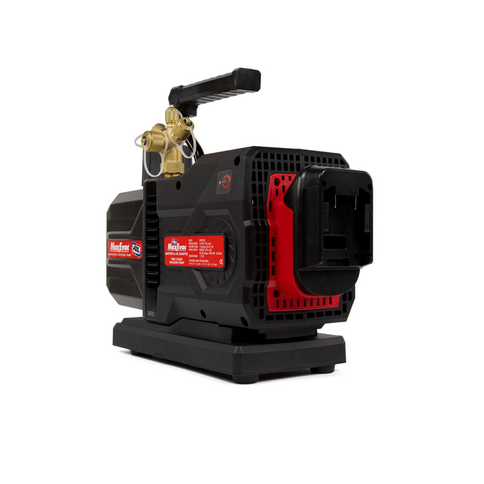 Uniweld MEVP6SB 6 CFM, 2-Stage Sparkless Battery Powered Vacuum Pump - Edmondson Supply