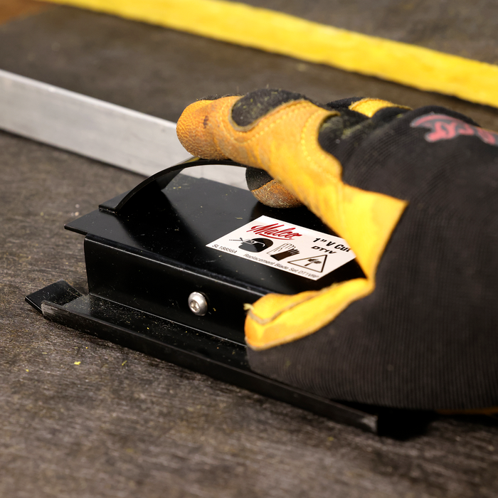 Malco Tools DT1V Malco 1″ V – Cut Duct Board Cutting Tool – Black - Edmondson Supply
