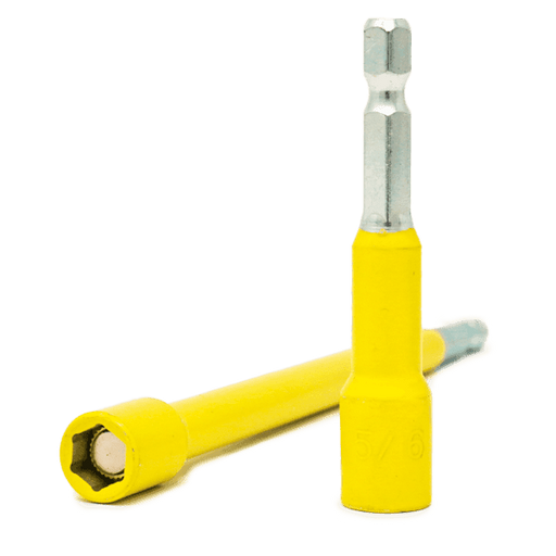 Rack-A-Tiers 70661YP1 5/16" Yellow Hex 6" Bit - Edmondson Supply