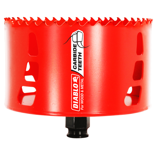 Diablo Tools DHS4500CT 4-1/2" Carbide Teeth Hole Saw for Wood and Metal - Edmondson Supply