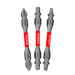 Diablo Tools DDEV25-S3 2-1/2" Double-Ended Phillips, Square and Torx Drive Bit Set (3-pc) - Edmondson Supply