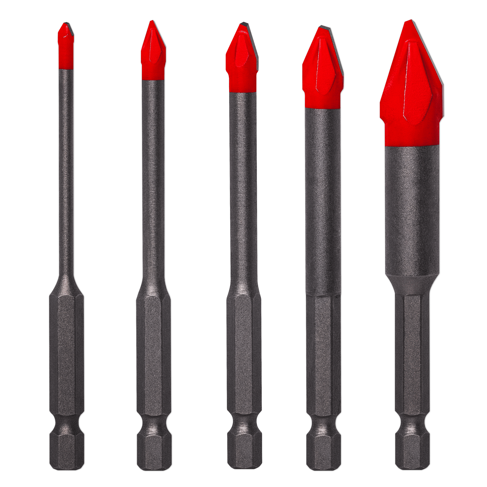 Diablo Tools DMANSP1070S Hard Tile & Stone Carbide Tipped Drill Bit Set (5-pc) - Edmondson Supply