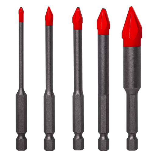 Diablo Tools DMANSP1070S Hard Tile & Stone Carbide Tipped Drill Bit Set (5-pc) - Edmondson Supply