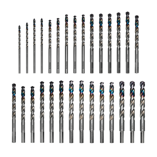 Diablo Tools DMD-T29 Metal Demon™ Drill Bits Set with Thermos for Mild, Hardened and Stainless Steels (29-pc) - Edmondson Supply