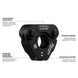 Milwaukee 49-16-2650BX IPS-P Pivoting Press Ring 1/2" - Edmondson Supply