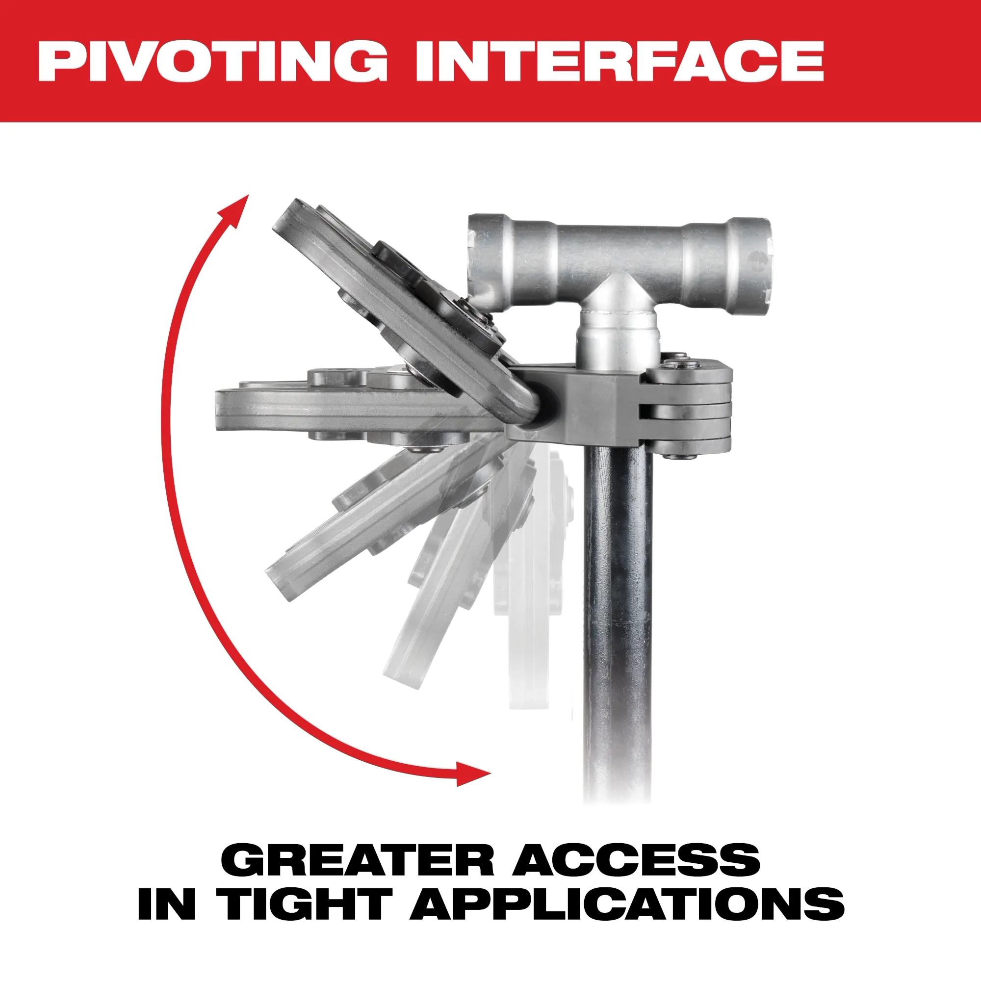 Milwaukee 49-16-2652BX IPS-P Pivoting Press Ring 1" - Edmondson Supply