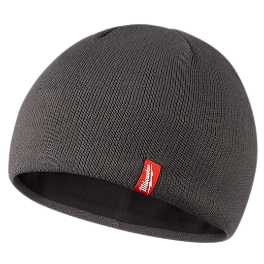 Milwaukee 502G Fleece Lined Beanie - Gray - Edmondson Supply