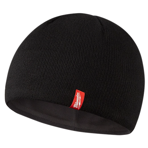 Milwaukee 502B Fleece Lined Beanie - Black - Edmondson Supply