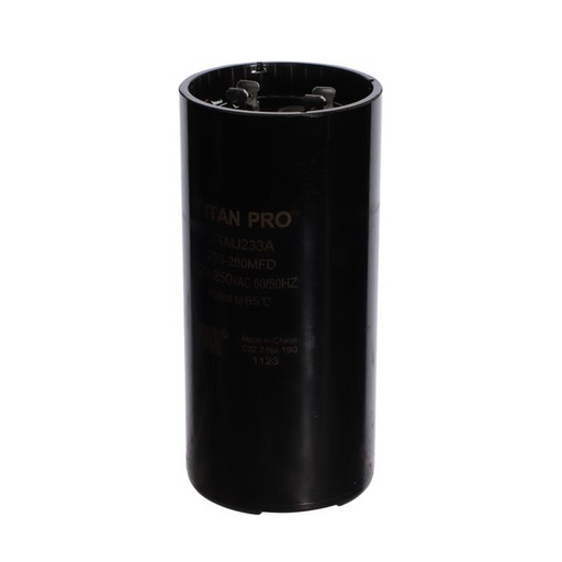 Packard TTMJ233A Titan Pro Motor Start Capacitor 233-280MFD 220-250V - Edmondson Supply