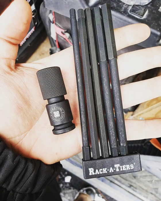 Rack-A-Tiers 72607 Allen Head 7 Piece Driver Bit Kit - Edmondson Supply