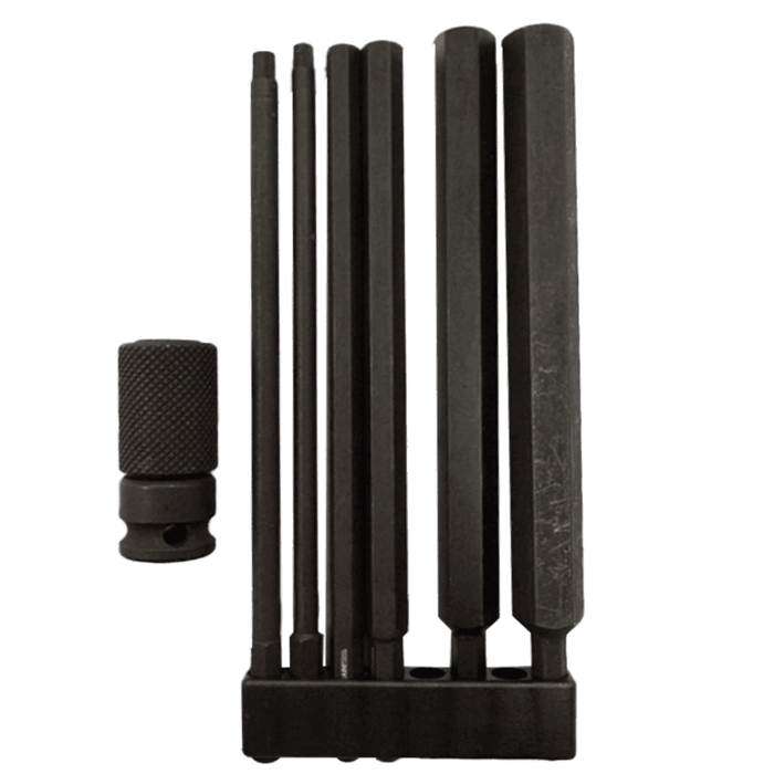 Rack-A-Tiers 72607 Allen Head 7 Piece Driver Bit Kit - Edmondson Supply