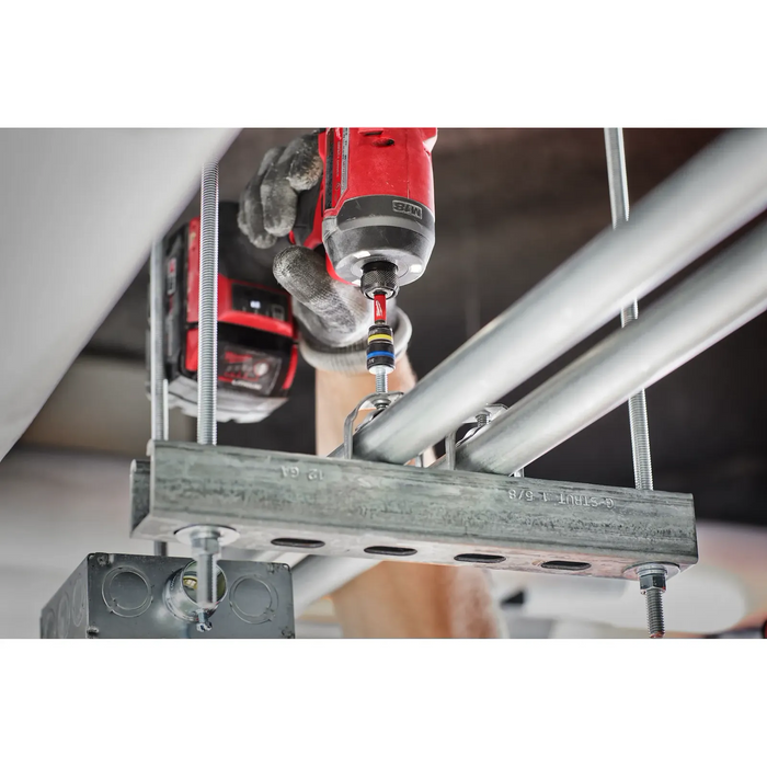 Milwaukee 49-66-4565 2PC SHOCKWAVE™ Impact Duty QUIK-CLEAR™ 2-in-1 Magnetic Nut Driver Set - Edmondson Supply