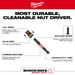 Milwaukee 49-66-4565 2PC SHOCKWAVE™ Impact Duty QUIK-CLEAR™ 2-in-1 Magnetic Nut Driver Set - Edmondson Supply