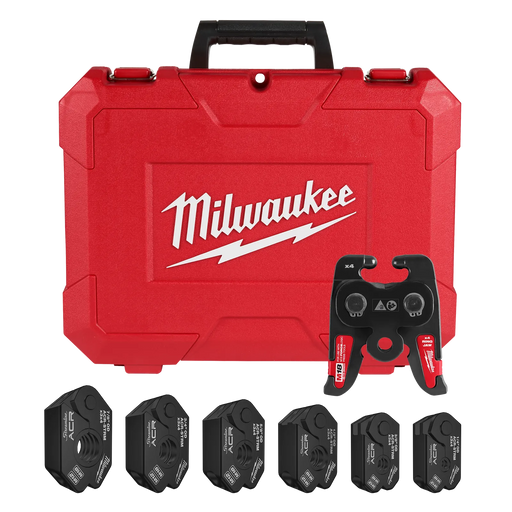 Milwaukee 49-16-2661MX 1/4" - 7/8" Streamline® ACR Pivoting Press Ring Kit for M18™ FORCE LOGIC™ Press Tool - Edmondson Supply