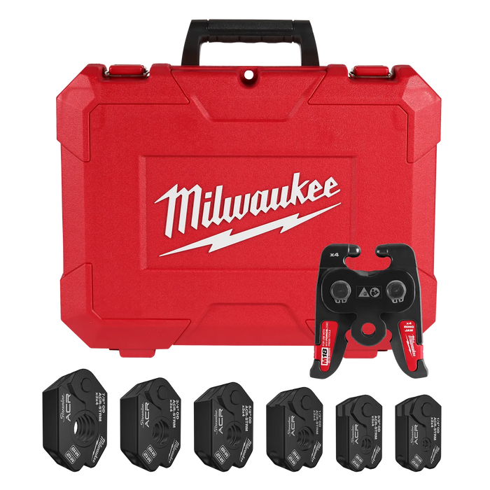 Milwaukee 49-16-2661MX 1/4" - 7/8" Streamline® ACR Pivoting Press Ring Kit for M18™ FORCE LOGIC™ Press Tool - Edmondson Supply