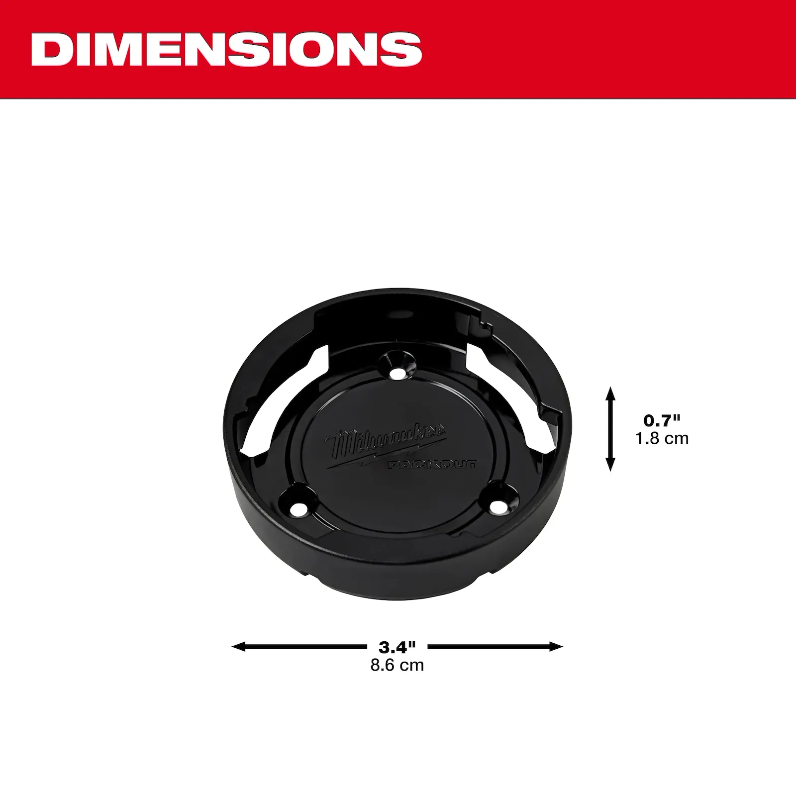 Milwaukee 48-22-8399X PACKOUT™ Twist to Lock Mount - Edmondson Supply