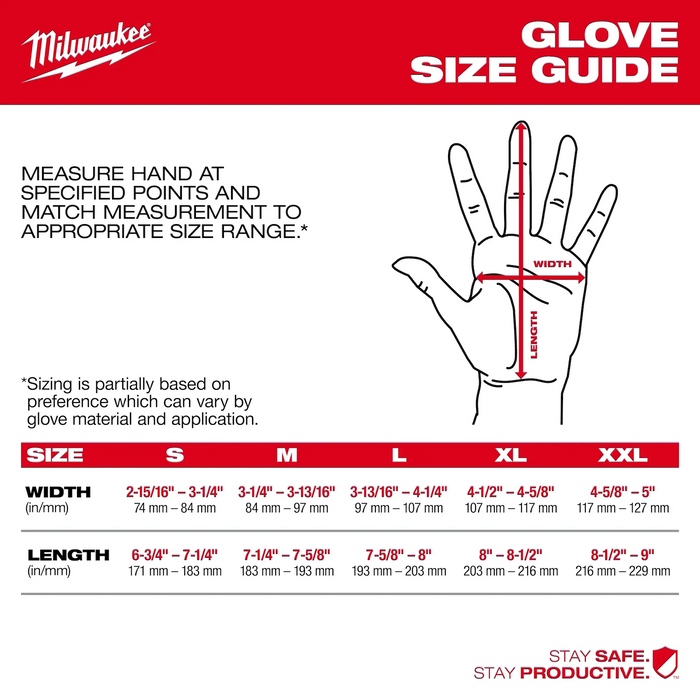 Milwaukee 48-73-7142 Cut Level 4 High-Dexterity Nitrile Dipped Gloves Size L - Edmondson Supply