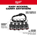 Milwaukee 48-32-4537 5PC Bit Holder with Carabiner - Edmondson Supply