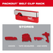 Milwaukee 48-22-8344 PACKOUT™ Belt Clip Rack - Edmondson Supply