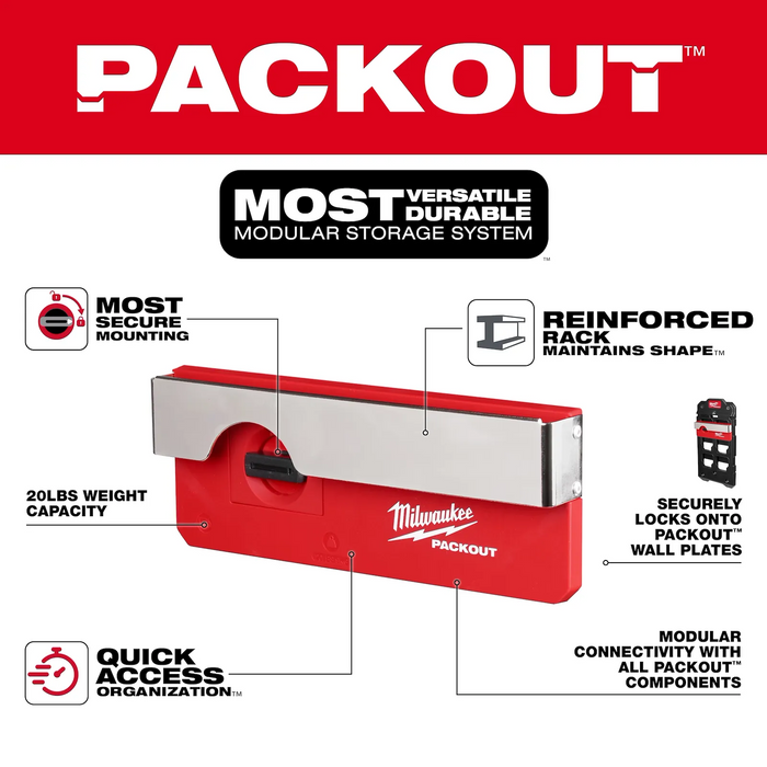 Milwaukee 48-22-8344 PACKOUT™ Belt Clip Rack - Edmondson Supply