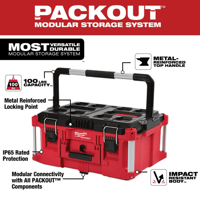 Milwaukee 48-22-8425 PACKOUT™ Large Tool Box - Edmondson Supply