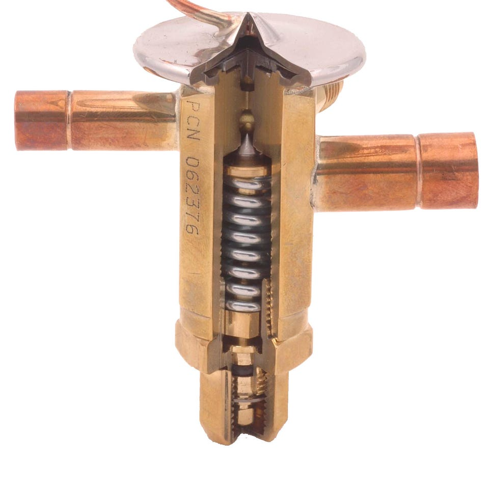Copeland White-Rodgers 066087 AAE 1SC-03, A-Series Thermostatic Expansion Valve, 3/8" x 1/2" ODF - Edmondson Supply