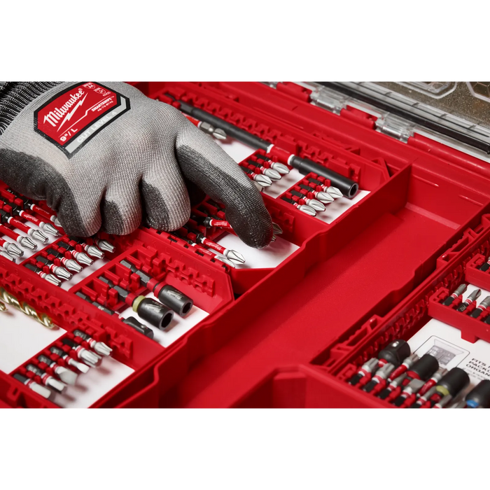 Milwaukee 48-32-5162 SHOCKWAVE™ Impact Duty 60PC Drill, Drive & Fasten with PACKOUT™ - Edmondson Supply