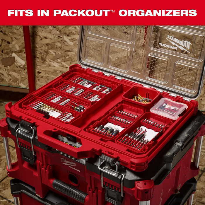 Milwaukee 48-32-5162 SHOCKWAVE™ Impact Duty 60PC Drill, Drive & Fasten with PACKOUT™ - Edmondson Supply