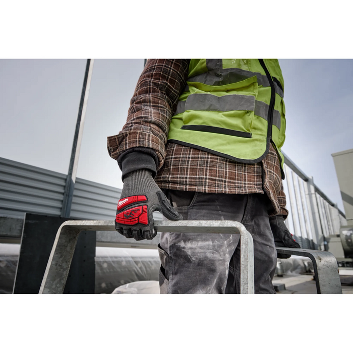 Milwaukee 48-73-8150 Impact Cut Level 5 Nitrile Dipped Gloves, Size S - Edmondson Supply