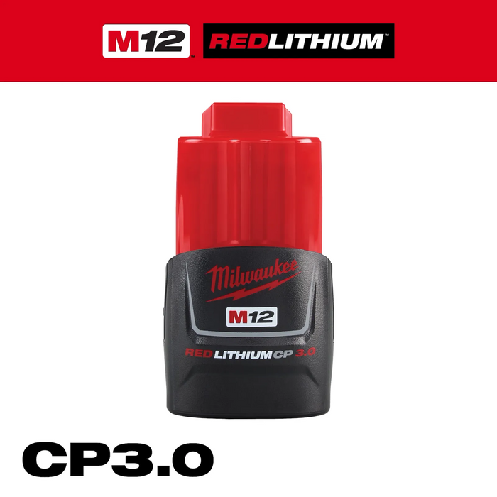 Milwaukee 48-11-2430 M12™ REDLITHIUM™ 3.0 Compact Battery Pack - Edmondson Supply