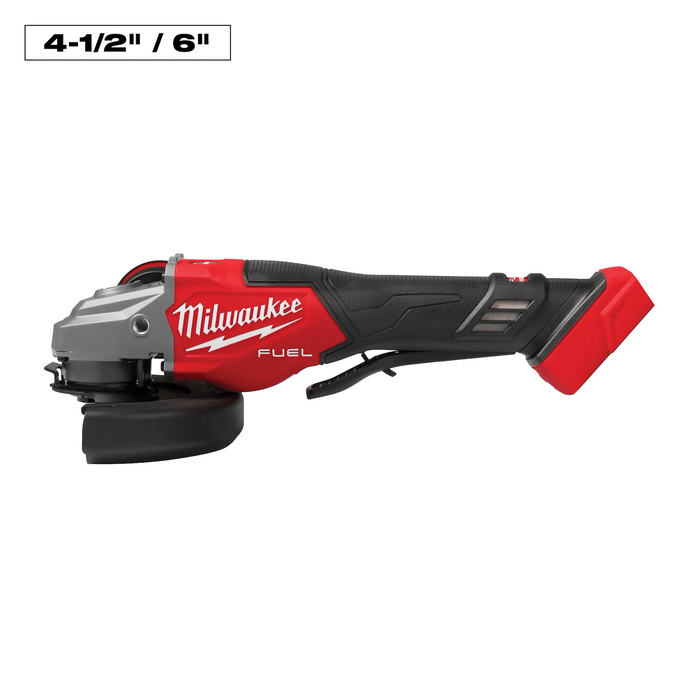 Milwaukee 3670-20 M18 FUEL™ 4-1/2"-6" Braking Grinder, Paddle Switch (Bare Tool) - Edmondson Supply