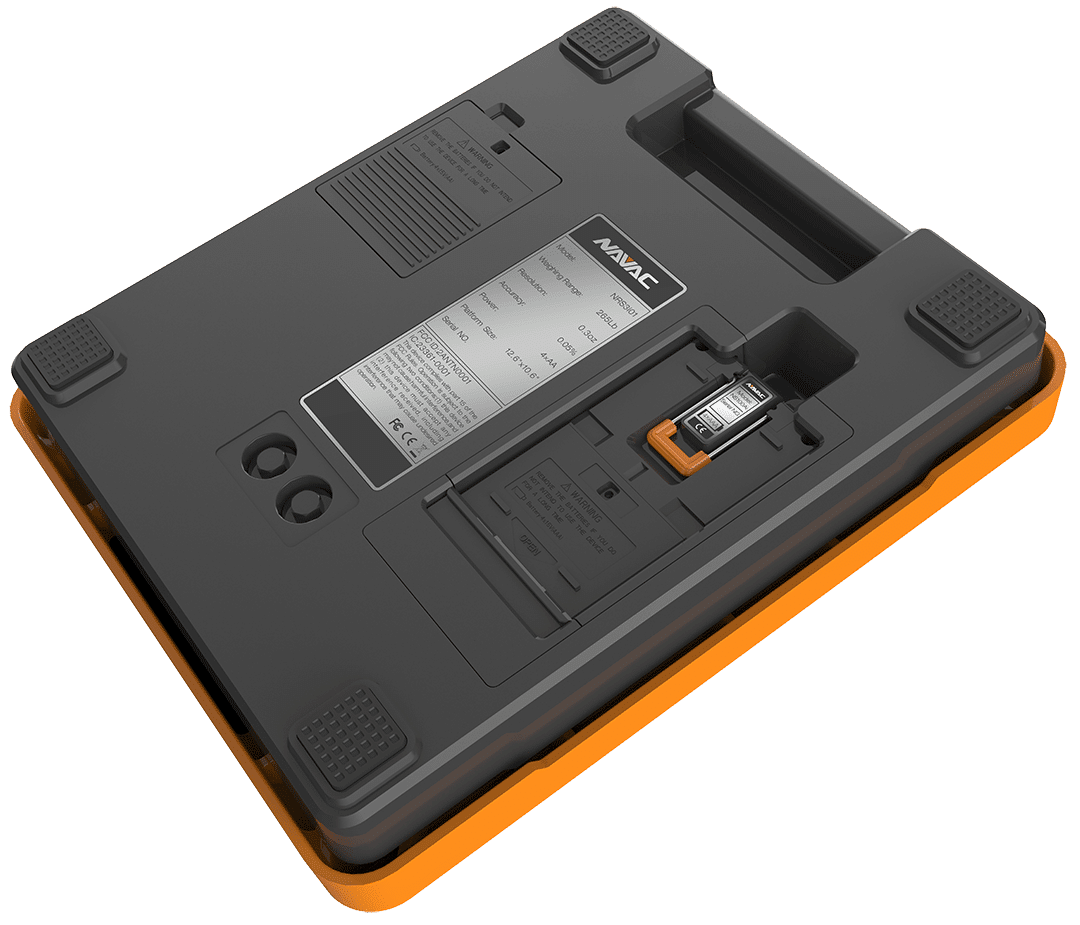 NAVAC NRS3i01 Wireless Refrigerant Scale w. Large Weighing Platform - Edmondson Supply