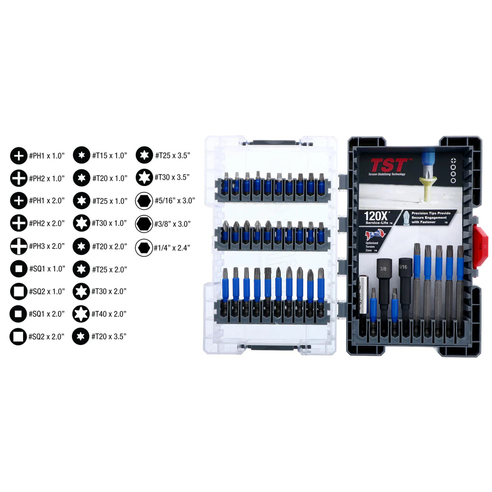 Wiha Tools 70297 40 Piece TerminatorBlue Impact Bit Set - Edmondson Supply