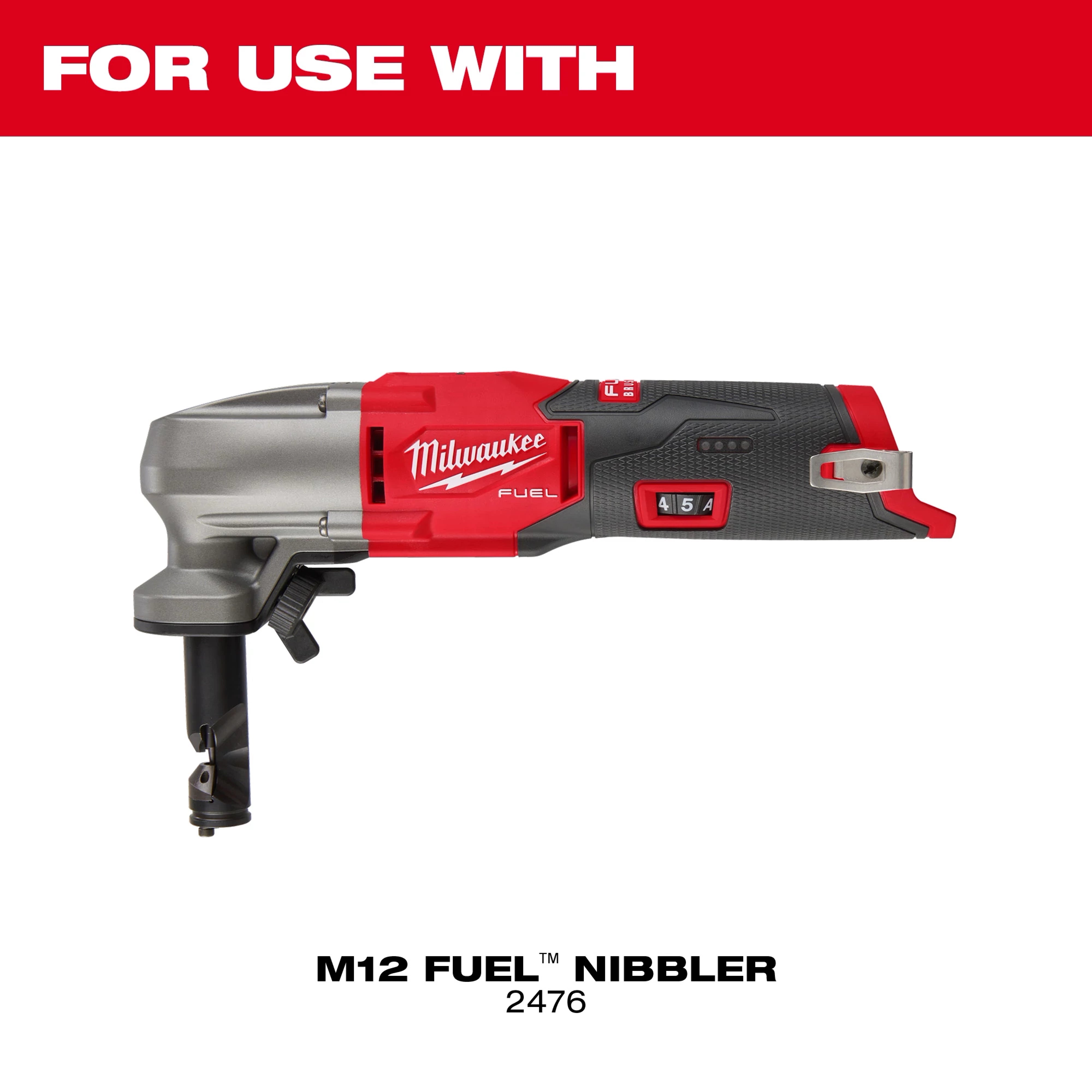 Milwaukee 48-44-0272 M12 FUEL™ 16 Gauge Nibbler Punch & Die Set - Edmondson Supply
