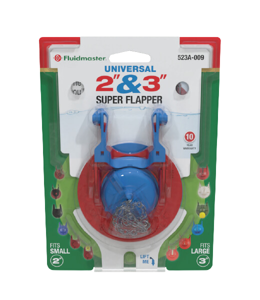 Fluidmaster 523A-009 Universal 2" & 3" Super Flapper - Edmondson Supply