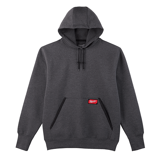 Milwaukee 350GXL Heavy Duty Pullover Hoodie (Gray, Size XL) - Edmondson Supply