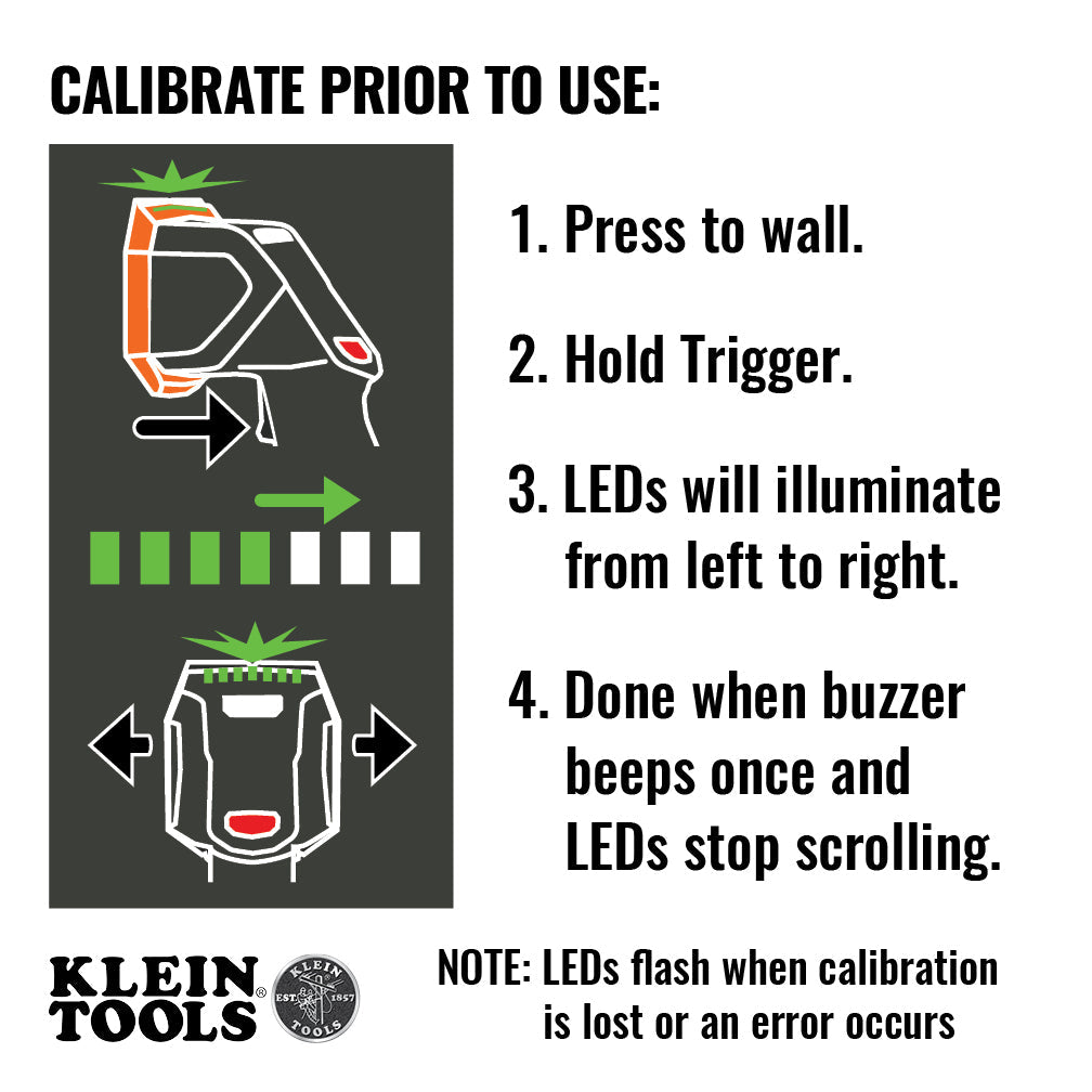 Klein Tools ESF150LL Electronic Stud Finder with Cross-Line Lasers - Edmondson Supply