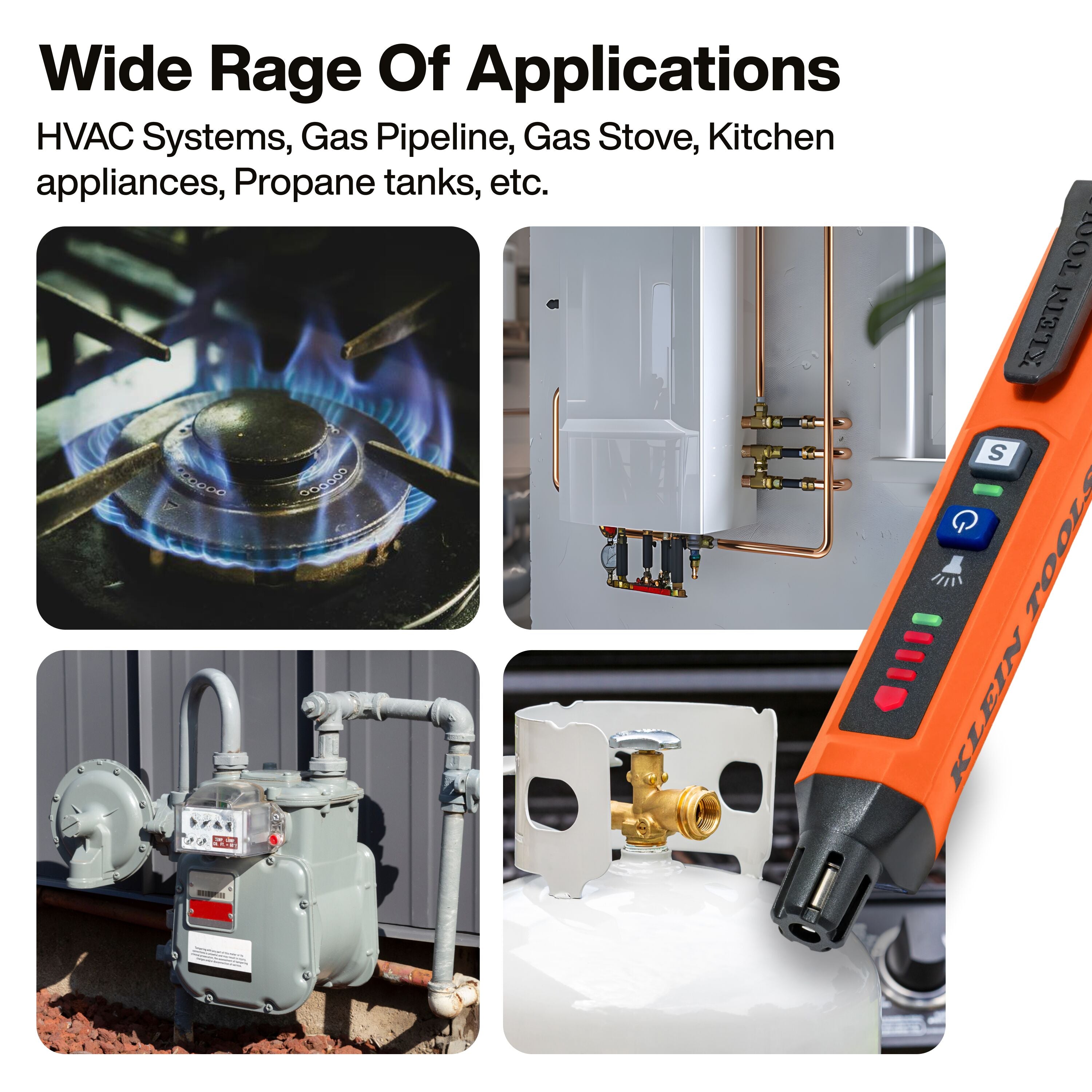 Klein Tools ET190 Compact Combustible Gas Leak Detector - Edmondson Supply