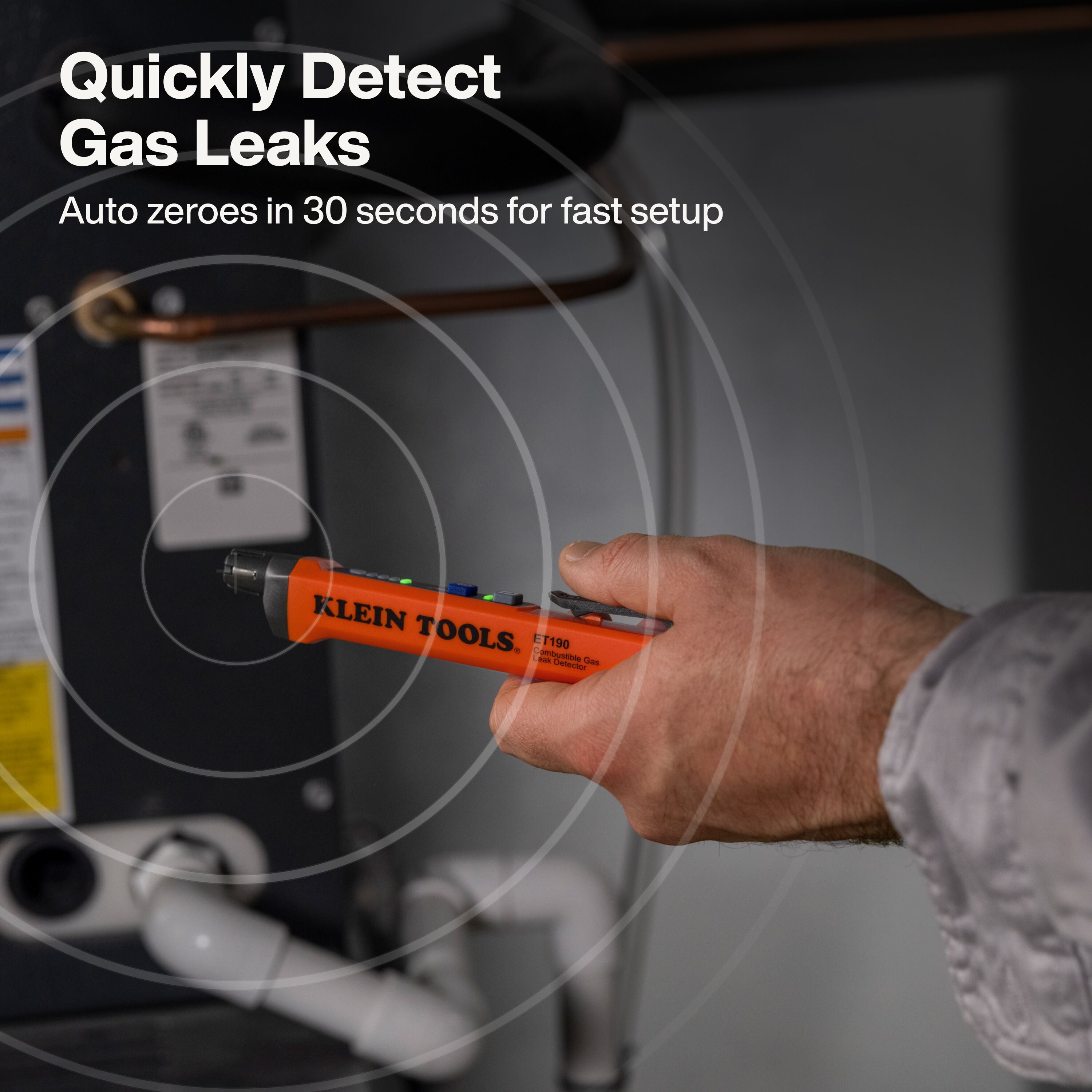 Klein Tools ET190 Compact Combustible Gas Leak Detector - Edmondson Supply