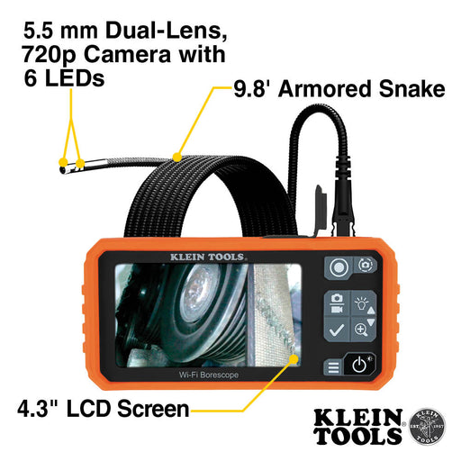 Klein Tools ET19 Pro Borescope - Edmondson Supply